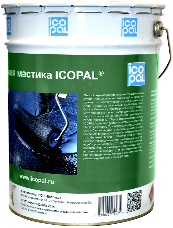 Мастика гидроизоляционная Icopal